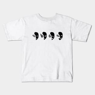 Masks - Black Kids T-Shirt